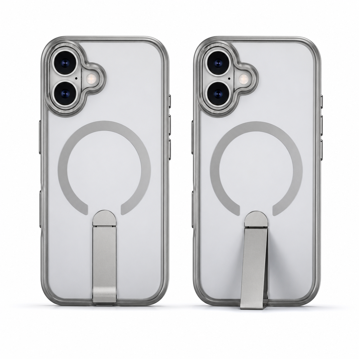 Luxury Grey Magnetic Smartphone Case for Apple iPhone 17 Drop Protection Cover