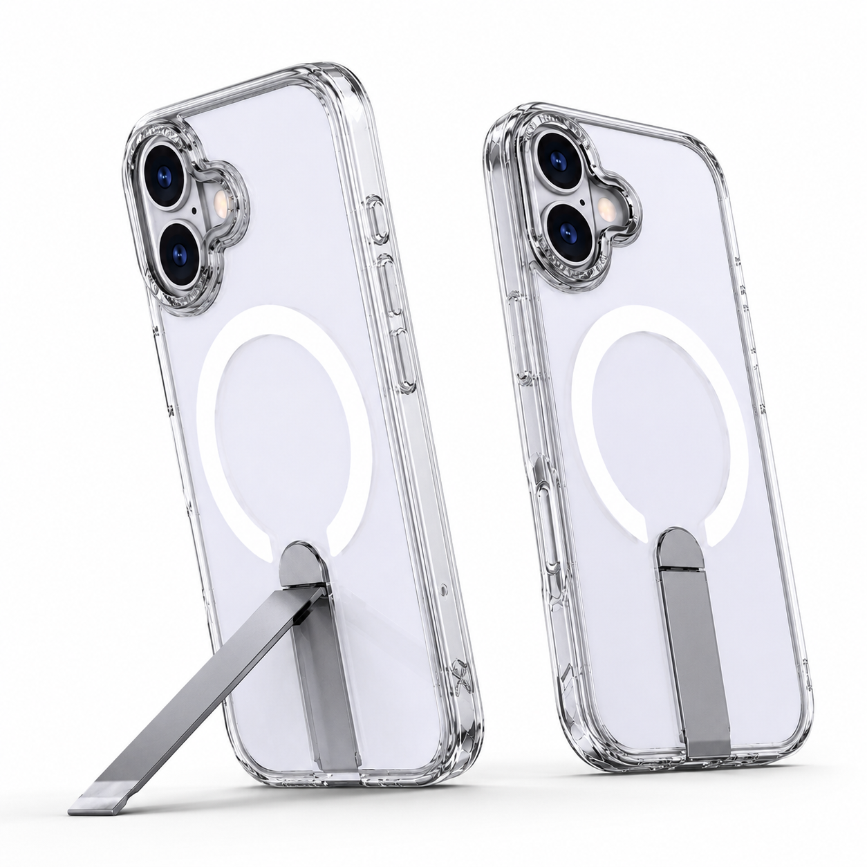 Crystal Clear Protective Mobile Phone Case for Apple iPhone 17 with MagSafe