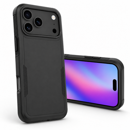 Black Smartphone Case Drop Protection Phone Cover for Apple iPhone 17 Pro