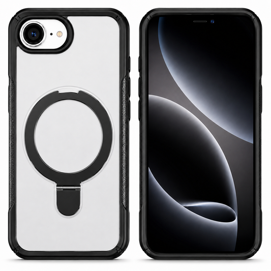 Clear iPhone 17e and 16e MagSafe protective cover with vivid design – buy phone cases online Canada
