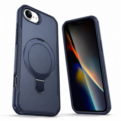 Slim blue MagSafe Vivid Design Case for Apple iPhone 17e and 16e – affordable phone cases Canada
