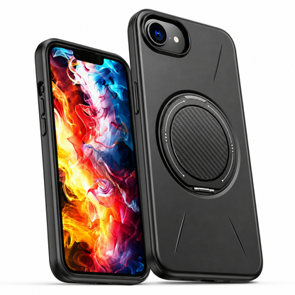 Apple iPhone 17e and 16e black MagSafe case back view – buy iPhone cases online Canada
