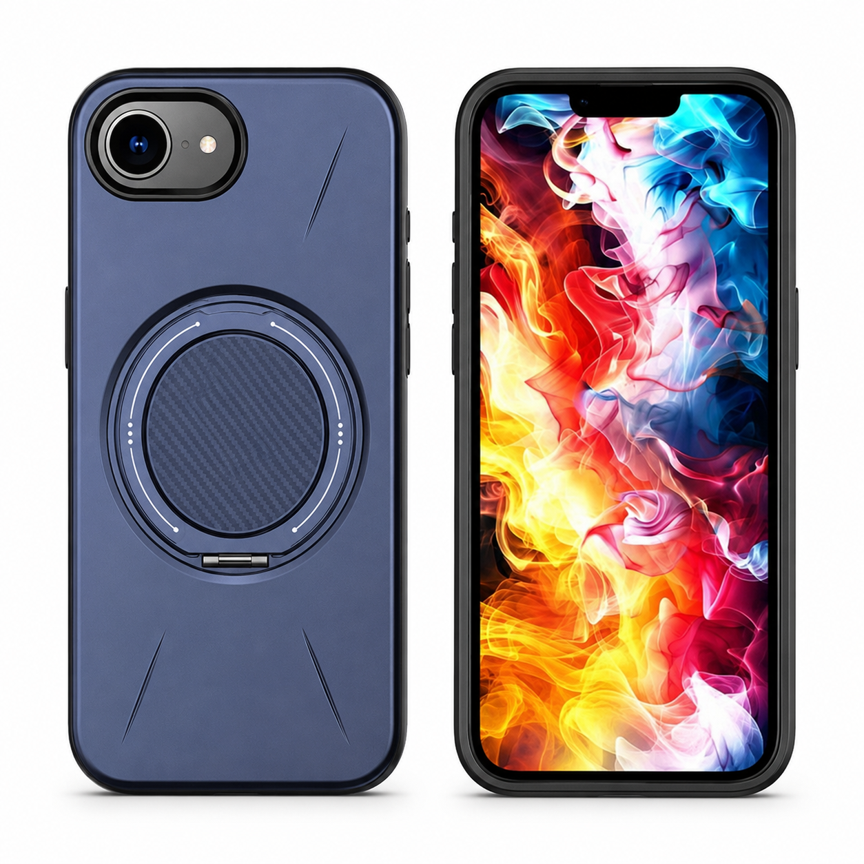 Blue MagSafe Forge Ring Case for Apple iPhone 17e and 16e – phone cases Canada