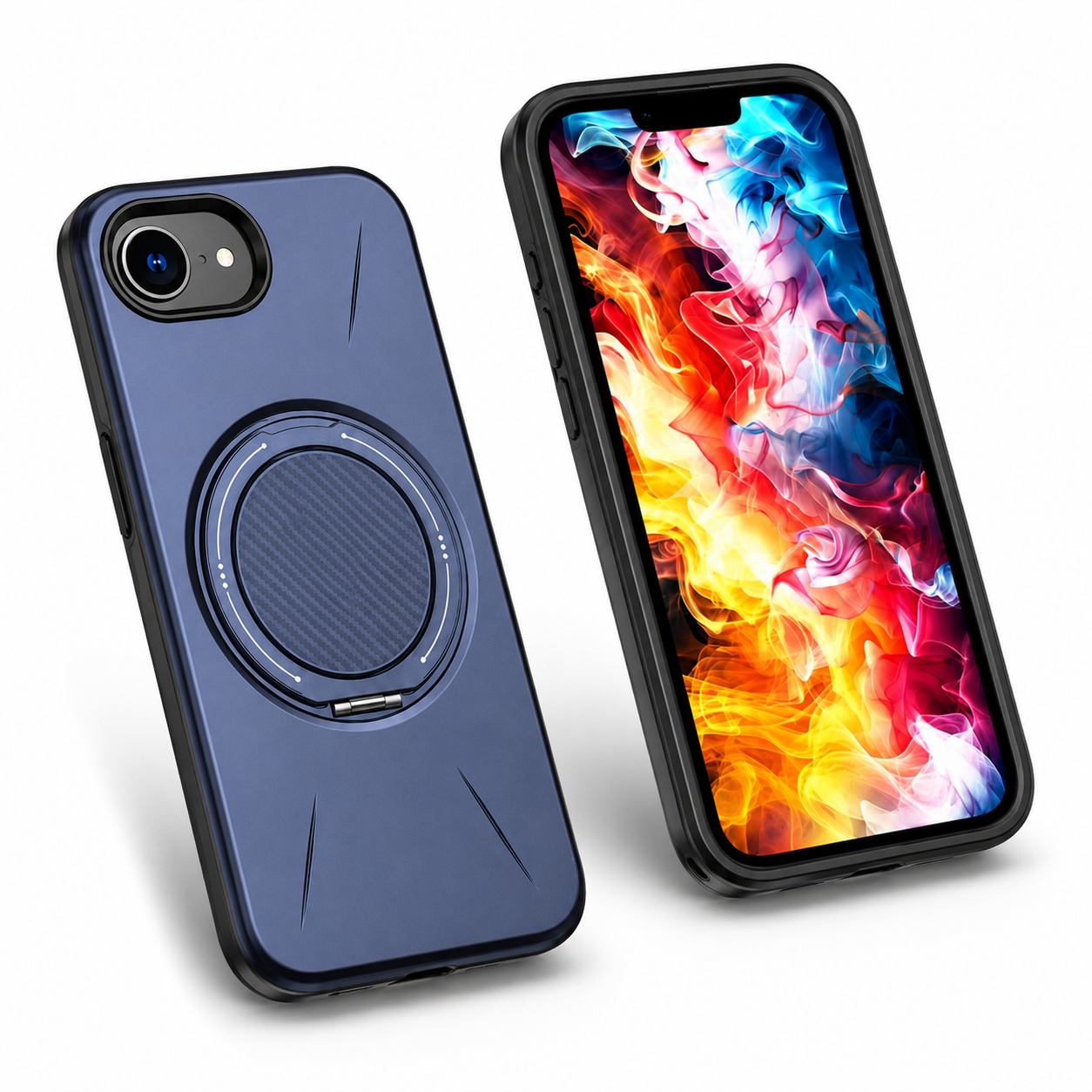 Slim blue MagSafe mobile cover for iPhone 17e and 16e – buy phone cases online Canada