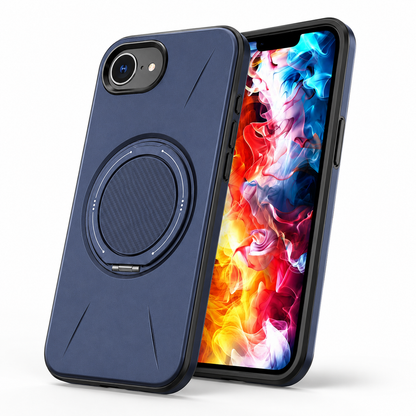 iPhone 17e and 16e blue MagSafe ring cover back view – best protective phone cover