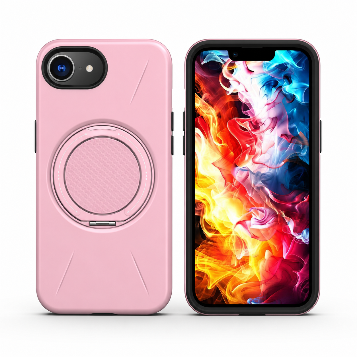 Pink MagSafe Forge Ring Case for Apple iPhone 17e and 16e – affordable iPhone cases Canada