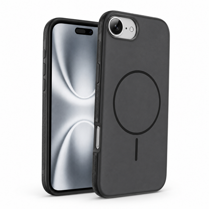 Apple iPhone 17e and 16e black Glam Case angled view – smartphone accessories Canada