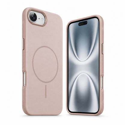 Rose gold MagSafe Glam Case angled side view – affordable phone cases Canada