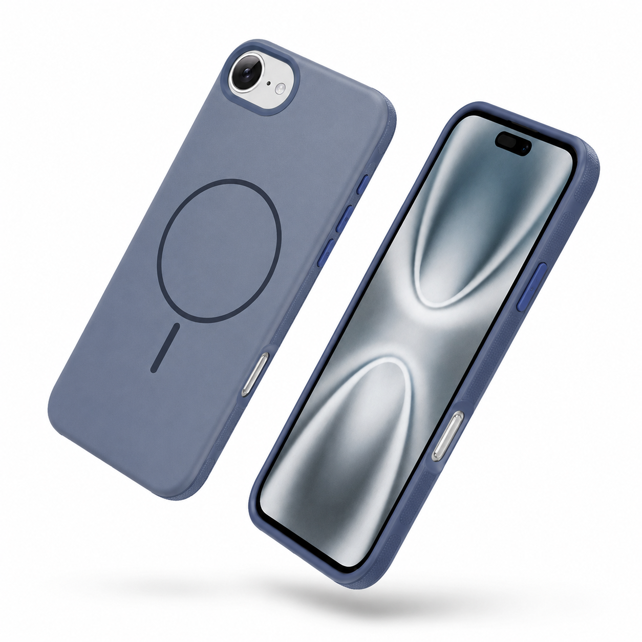 Blue MagSafe mobile cover for iPhone 17e and 16e – buy iPhone cases online Canada