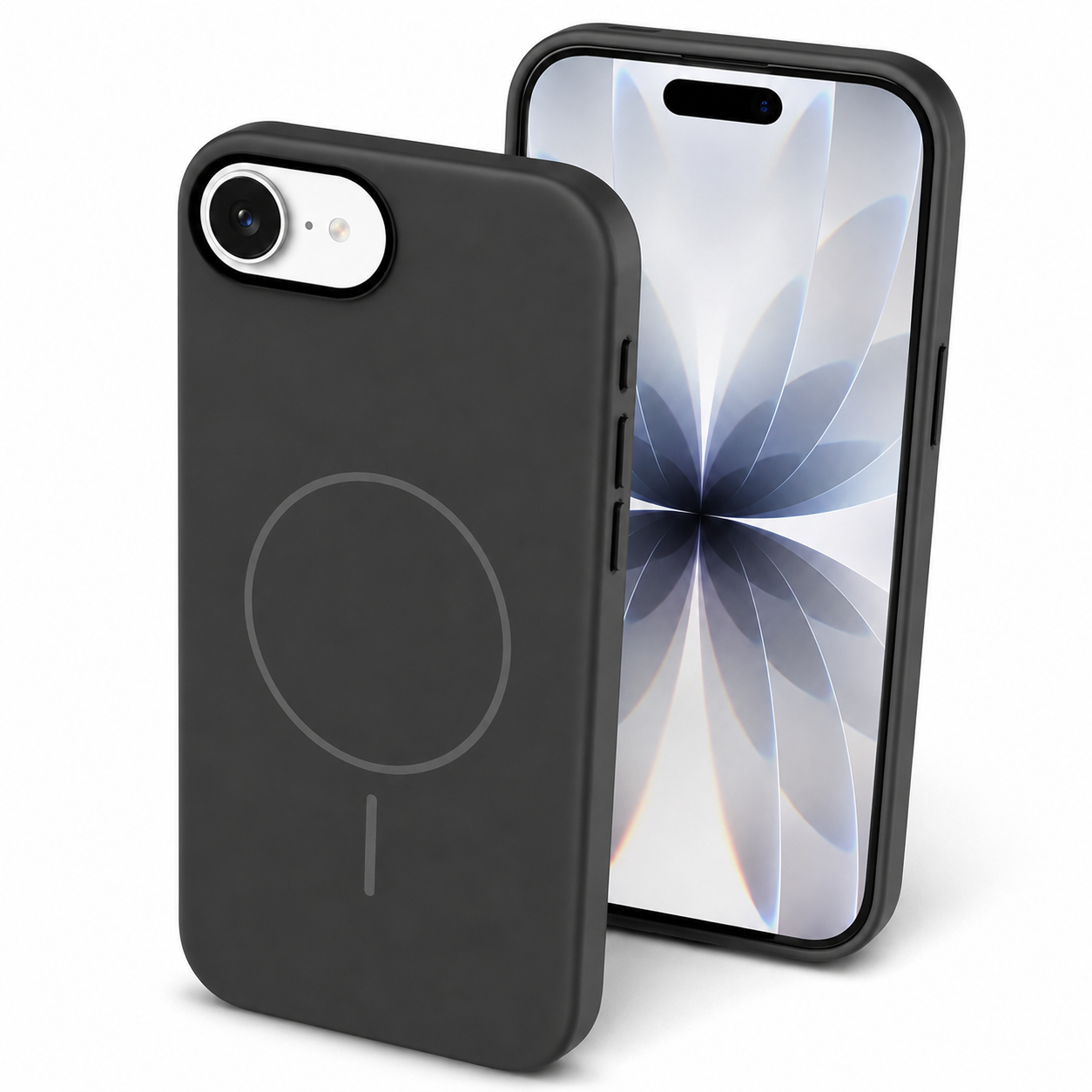Black MagSafe mobile cover side angle – buy phone cases online Canada