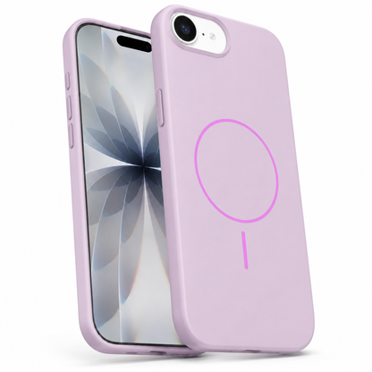 Purple protective silicone mobile cover for iPhone 17e and 16e – durable phone cases Canada
