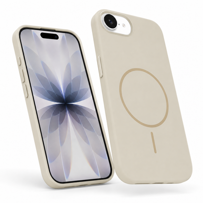 Apple iPhone 17e and 16e Starlight Vibrant Case angled view – smartphone accessories Canada