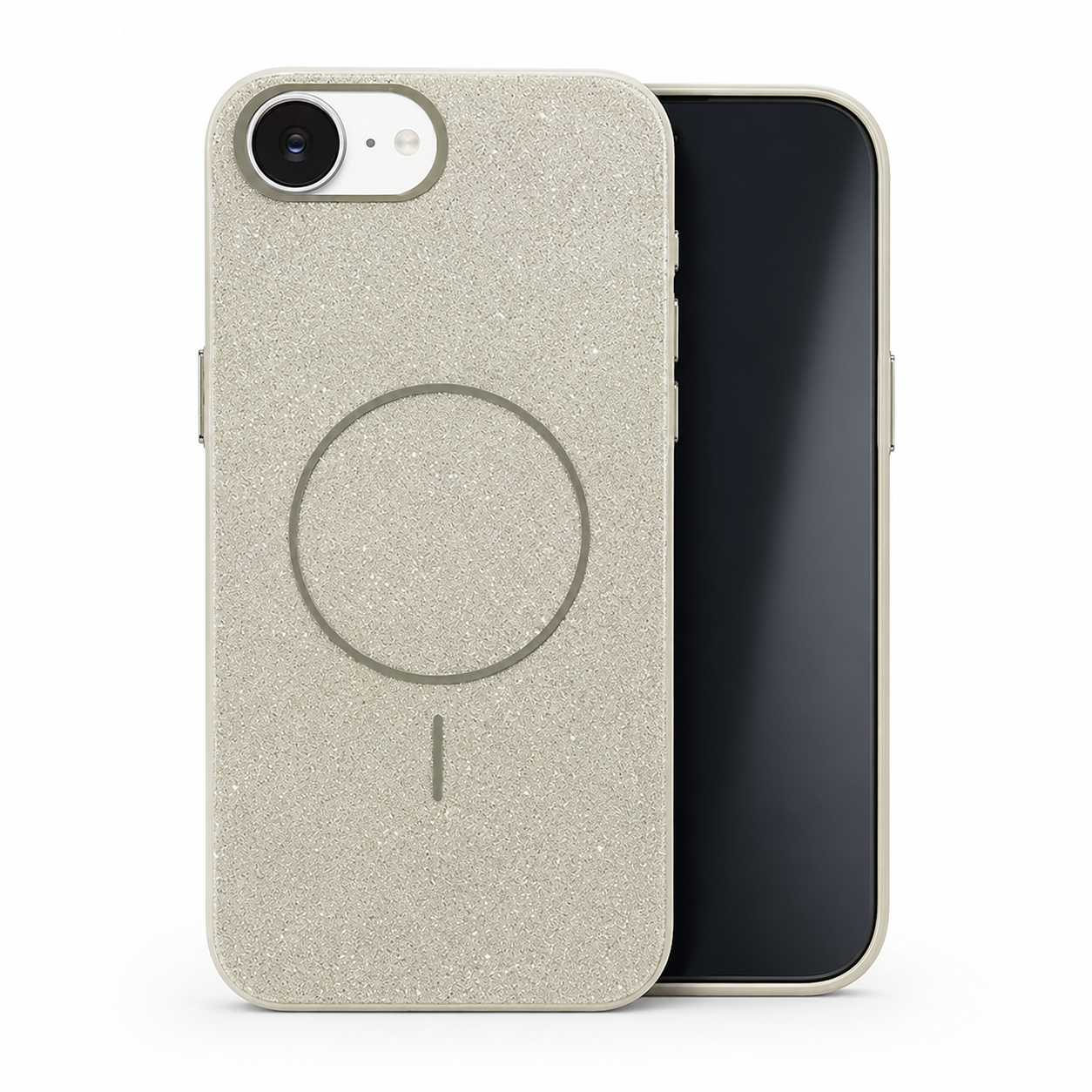 Grey Glitsy MagSafe Case for Apple iPhone 17e and 16e – iPhone cases Canada