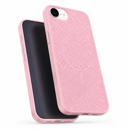 Slim rose gold Glitsy phone case for Apple iPhone 17e and 16e – affordable phone cases Canada
