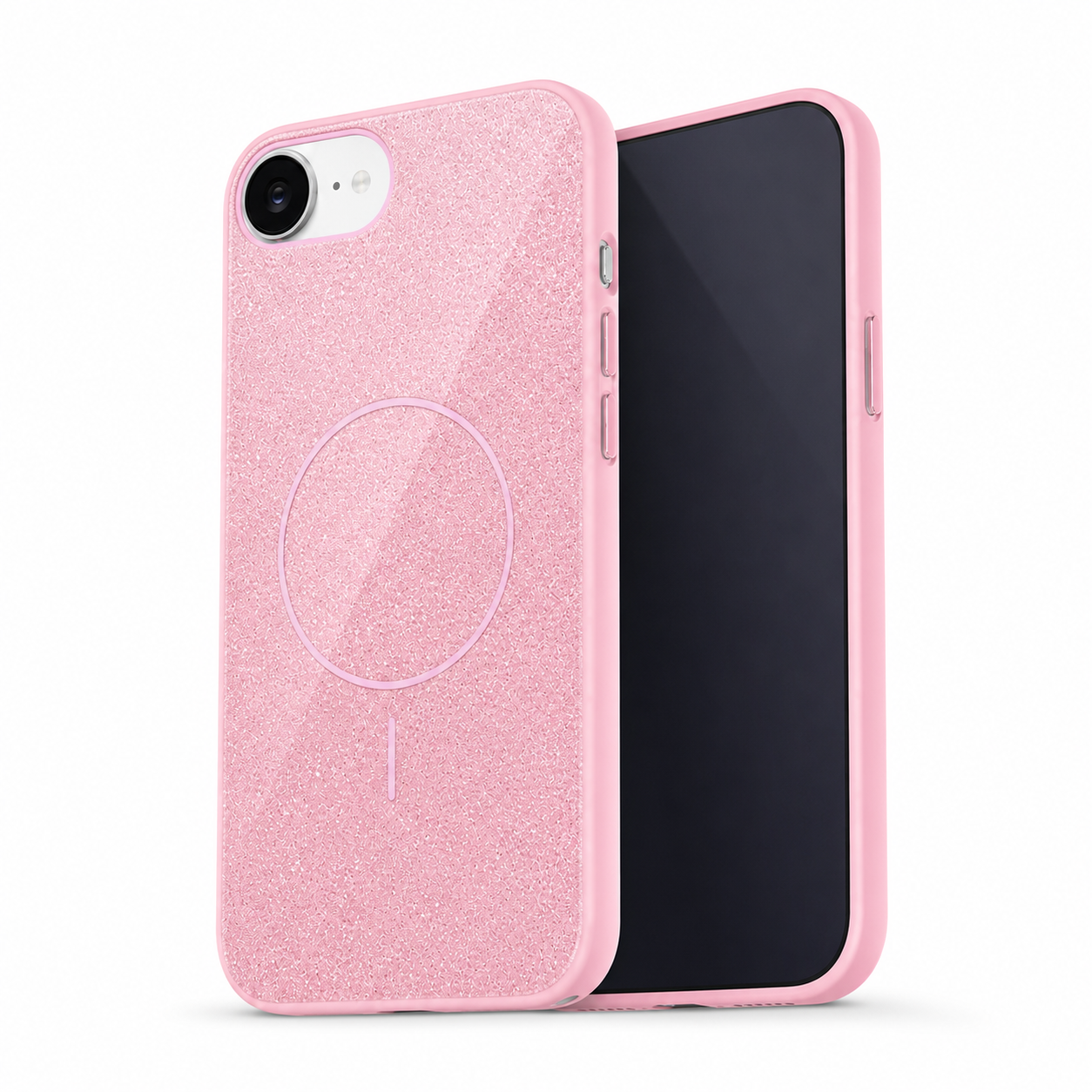 Rose gold iPhone 17e and 16e MagSafe protective cover – buy mobile covers online Canada

