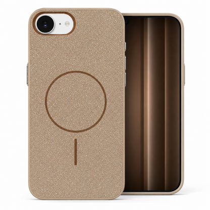Desert titanium Glitsy MagSafe Case for Apple iPhone 17e and 16e – iPhone cases Canada

