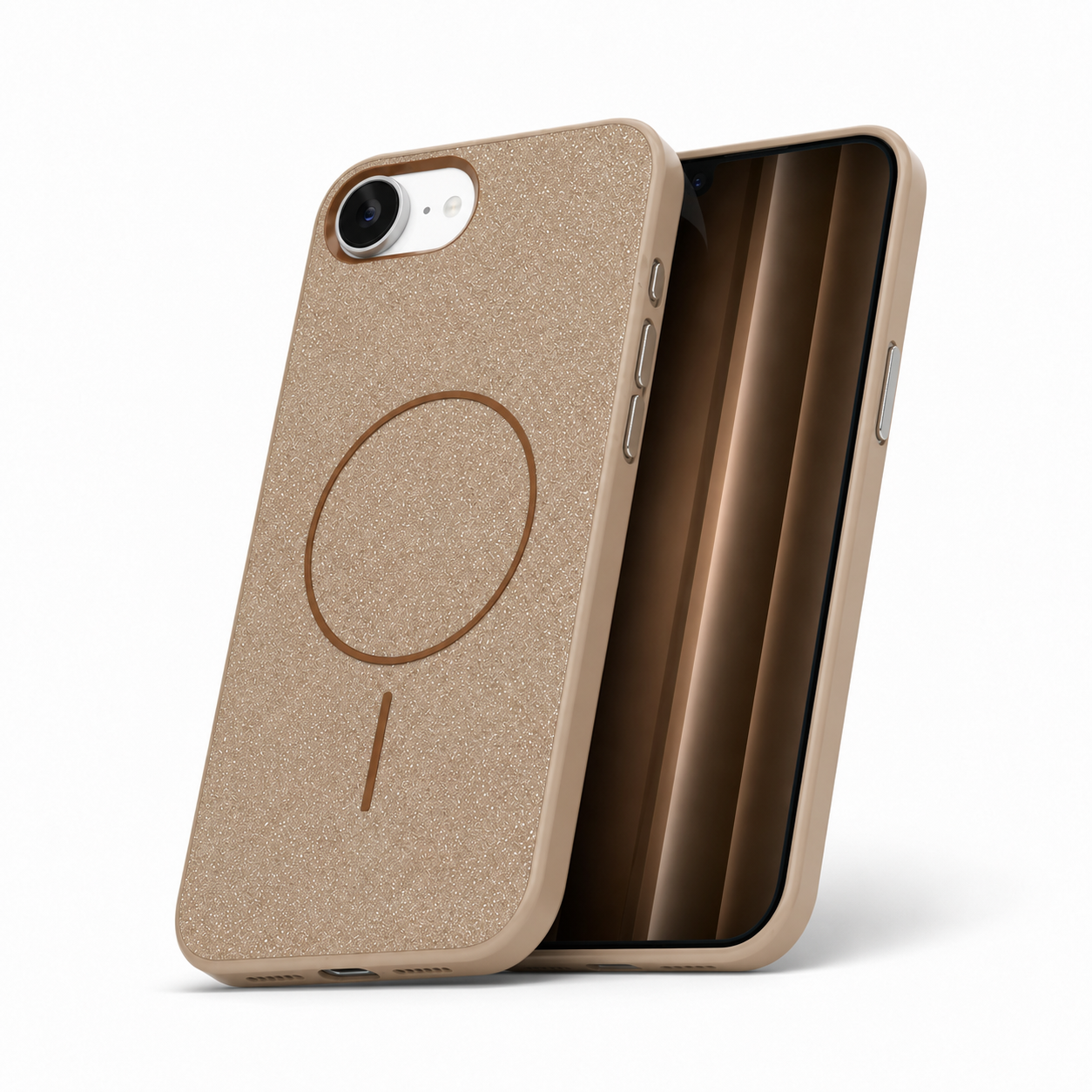 Desert titanium MagSafe protective mobile cover – buy phone cases online Canada
