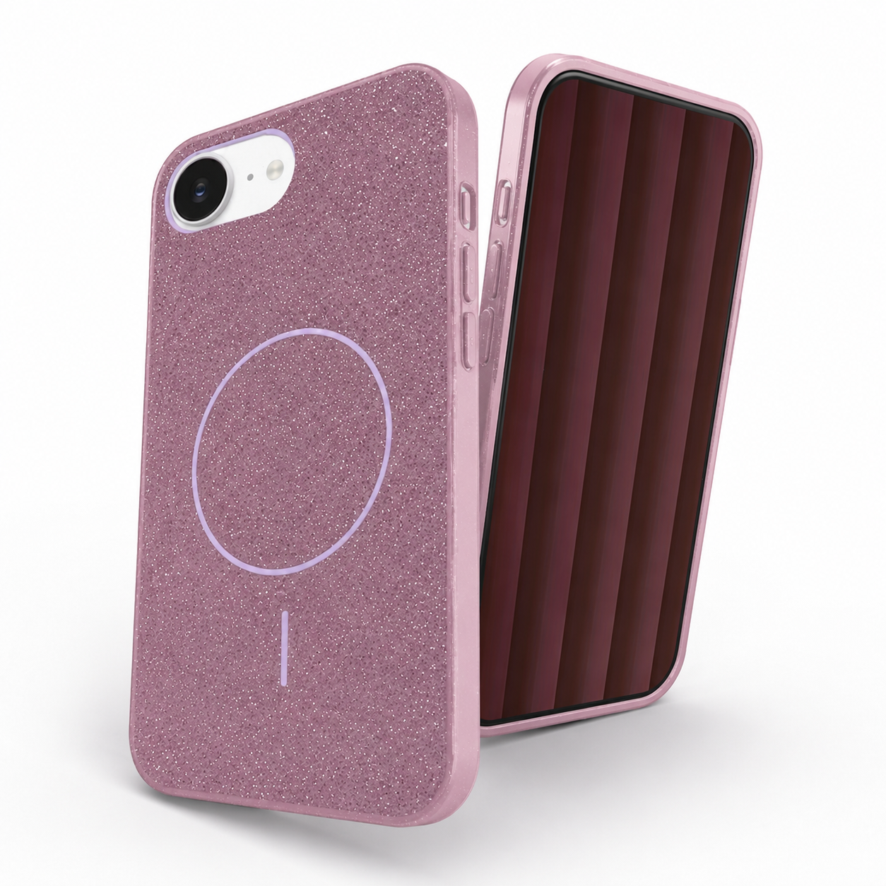 Purple MagSafe mobile cover with raised camera protection – buy iPhone cases online Canada
