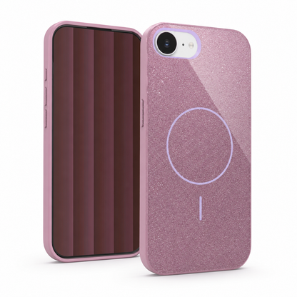 Purple iPhone 17e and 16e MagSafe protective cover back view – durable phone cases Canada
