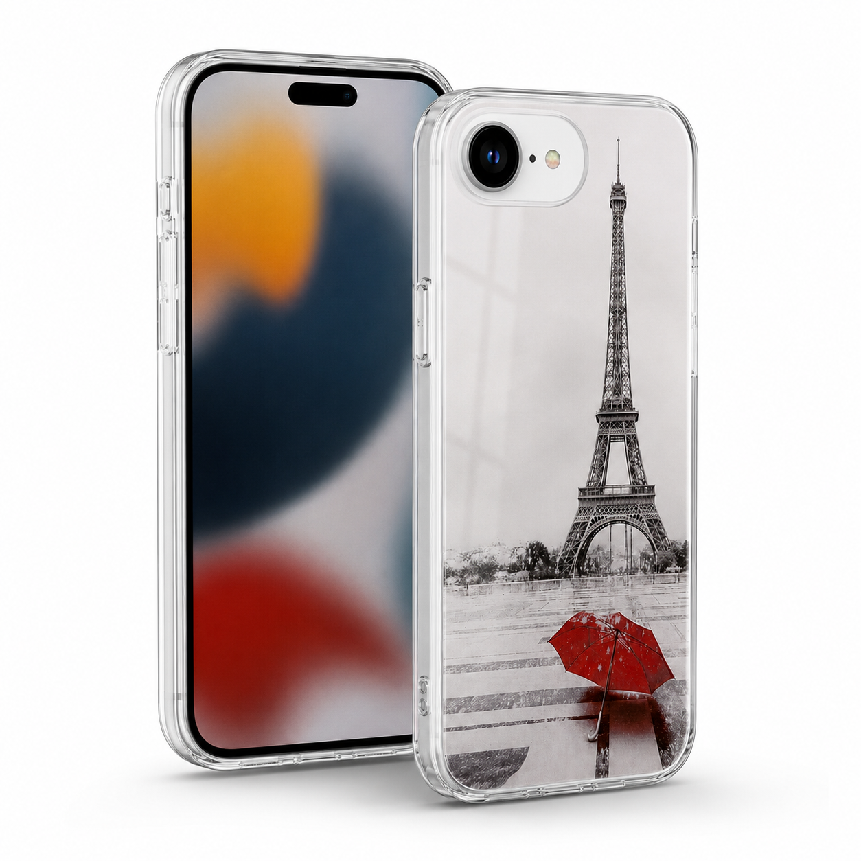 Slim Paris Umbrella IMD phone case for Apple iPhone 17e and 16e – stylish phone case Canada