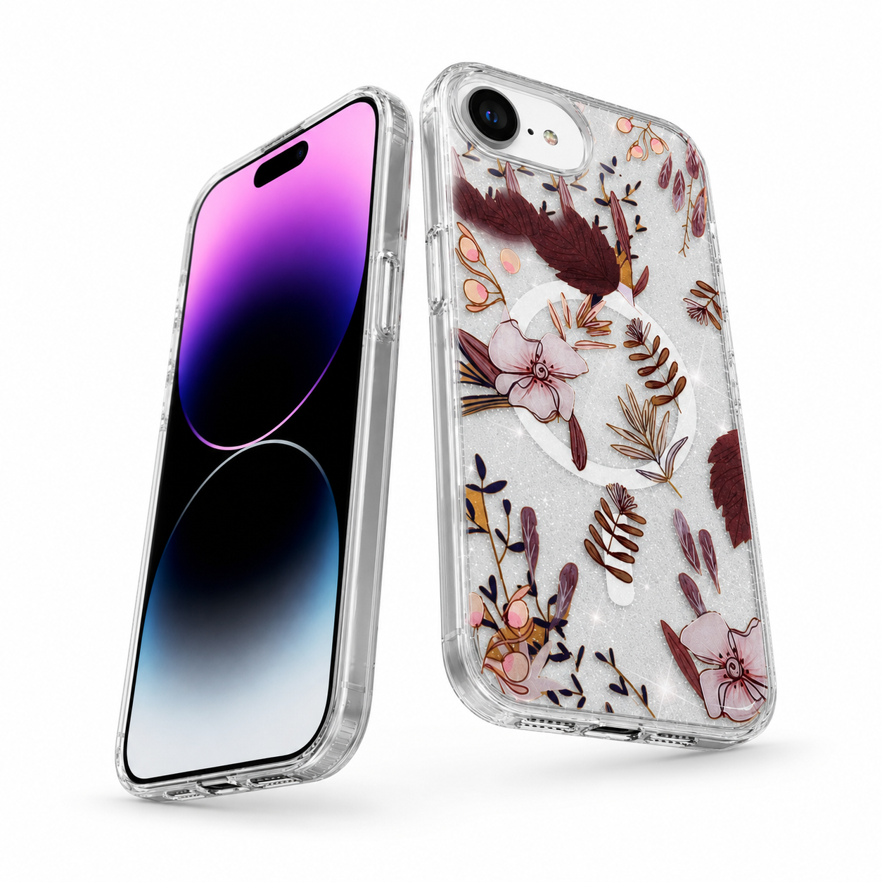 Flower Petals MagSafe protective mobile cover with camera protection – durable phone case Canada
