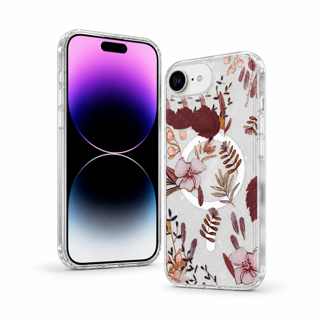 Slim floral IMD phone case for Apple iPhone 17e and 16e – affordable phone cases Canada