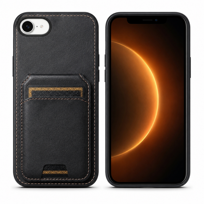 Black Stealth Wallet Case for Apple iPhone 17e and 16e – iPhone case online Canada