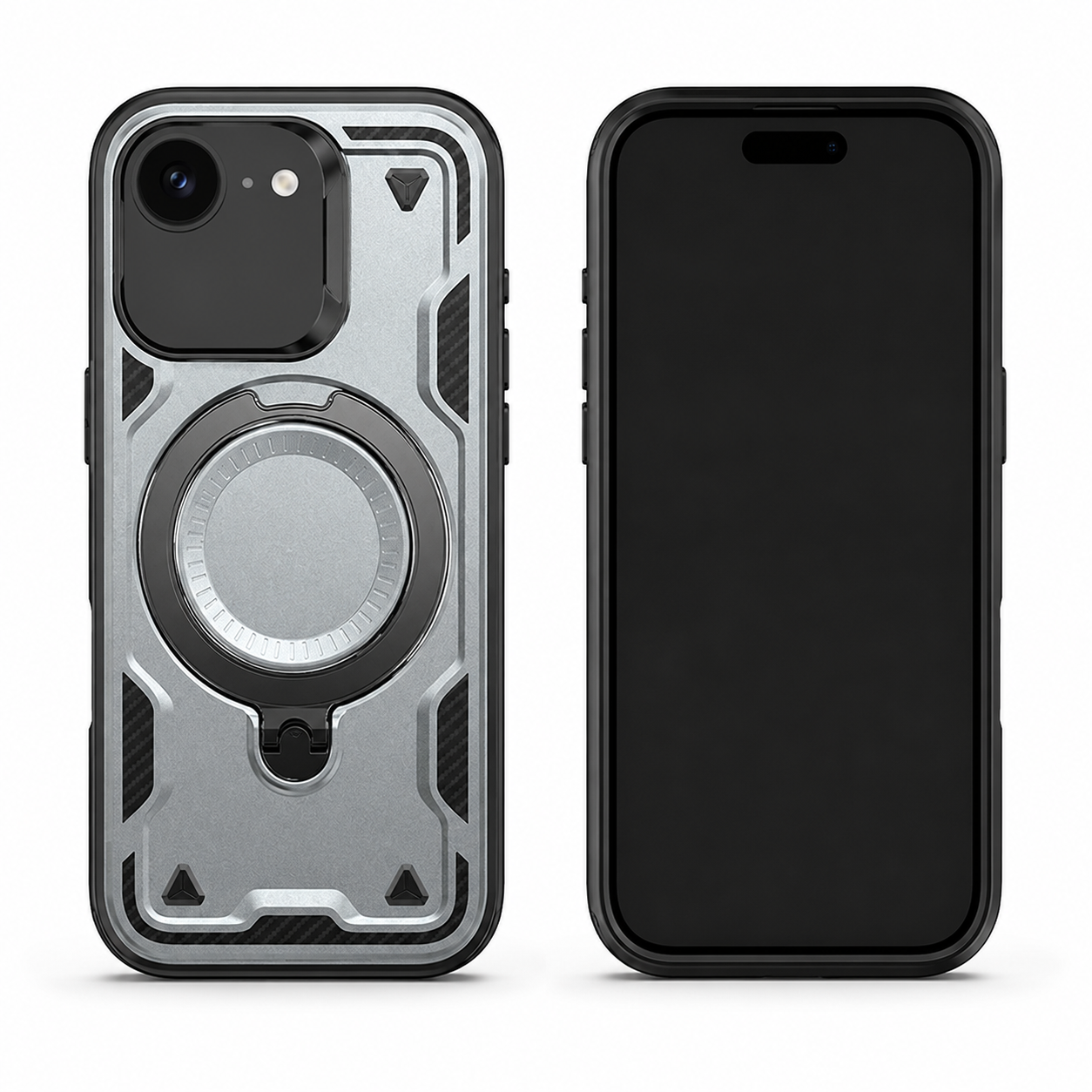 Grey Sparta MagSafe Ring Case for Apple iPhone 17e and 16e – iPhone cases Canada