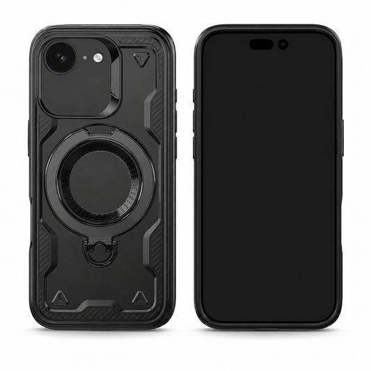 Black Sparta MagSafe Ring Case for Apple iPhone 17e and 16e – iPhone case online Canada
