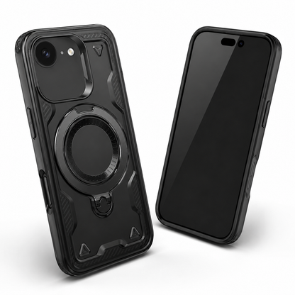 Apple iPhone 17e and 16e black Sparta Case side angle – buy mobile covers online Canada