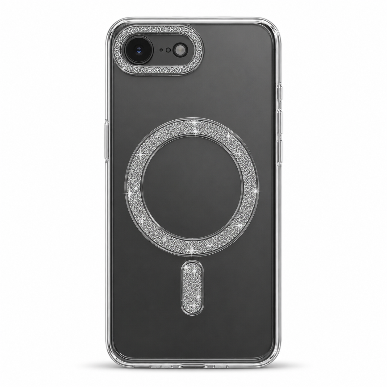 Glitter Electroplated MagSafe Case for Apple iPhone 17e - Black