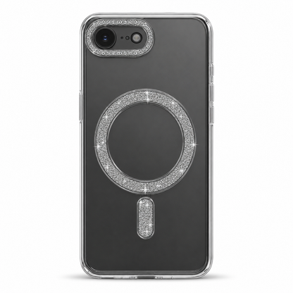 Glitter Electroplated MagSafe Case for Apple iPhone 17e - Black