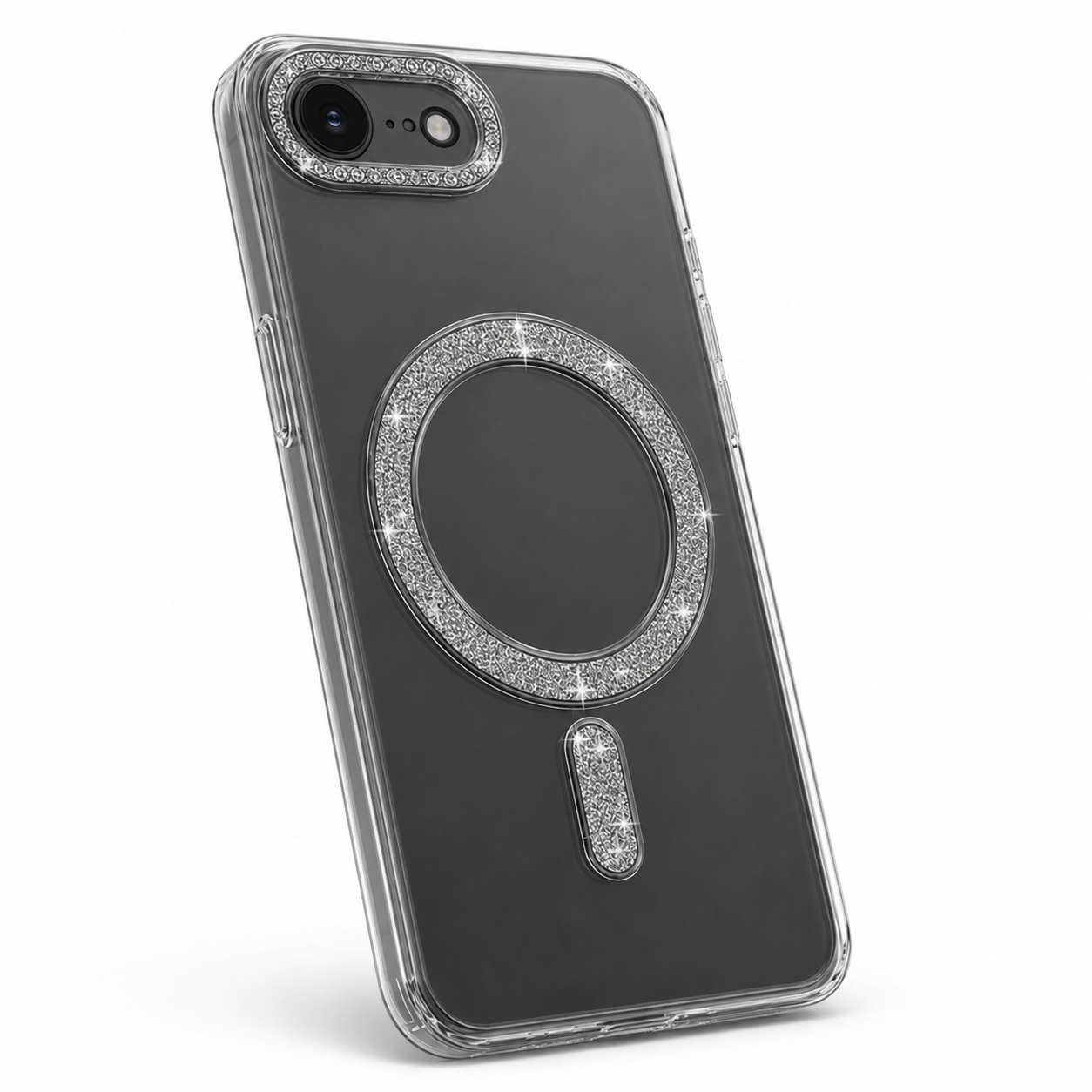Glitter Electroplated MagSafe Case for Apple iPhone 17e - Black