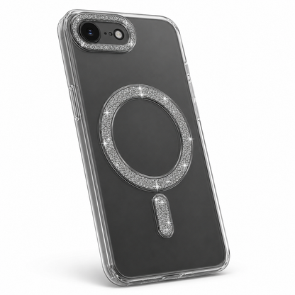 Glitter Electroplated MagSafe Case for Apple iPhone 17e - Black