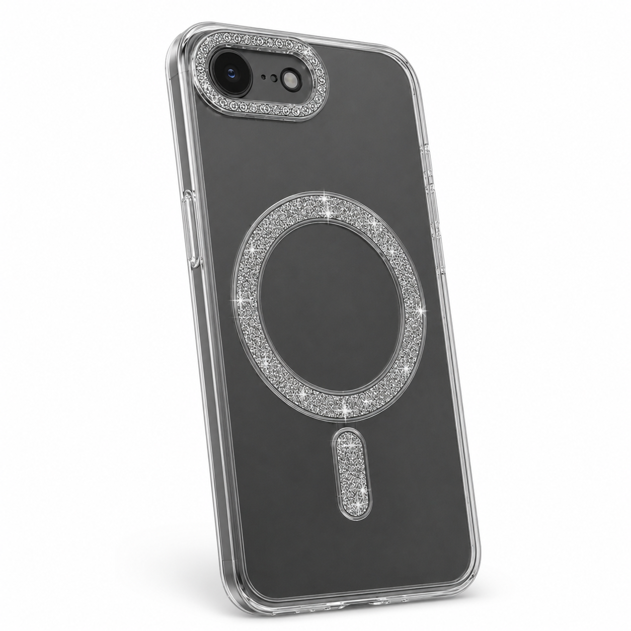 Glitter Electroplated MagSafe Case for Apple iPhone 17e - Black