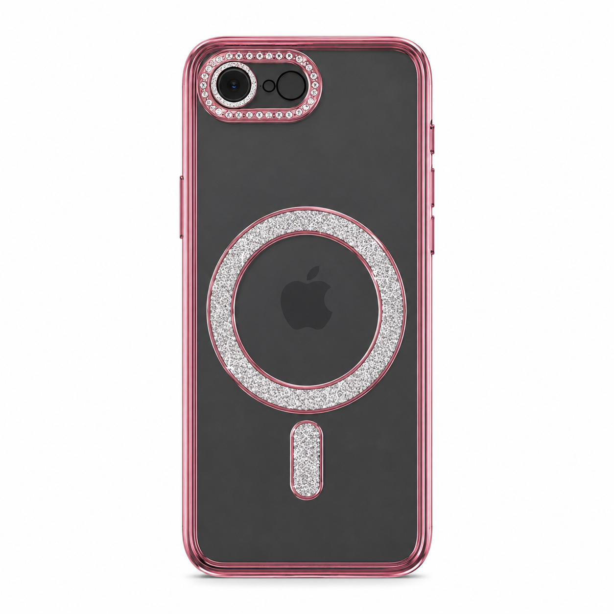 Rose Gold Glitter Electroplated MagSafe Case for Apple iPhone 17e and 16e – iPhone case online Canada
