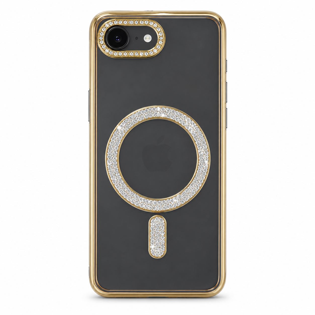 Gold Glitter Electroplated MagSafe Case for Apple iPhone 17e and 16e – iPhone case online Canada