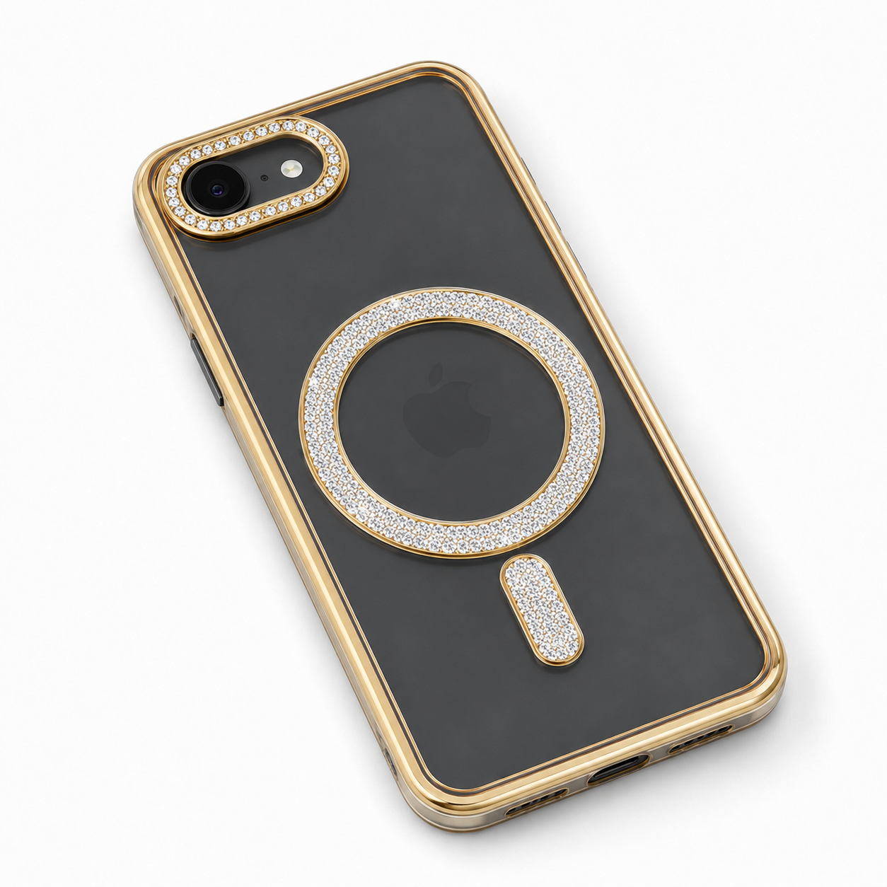 Slim gold electroplated MagSafe phone case for Apple iPhone 17e and 16e – best slim phone case Canada