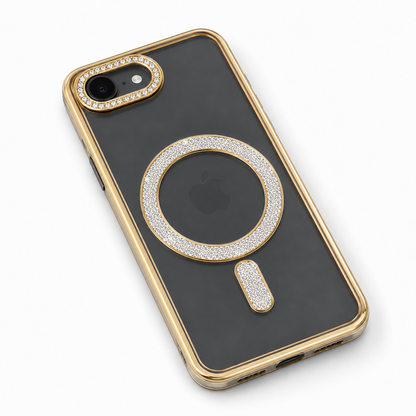Slim gold electroplated MagSafe phone case for Apple iPhone 17e and 16e – best slim phone case Canada