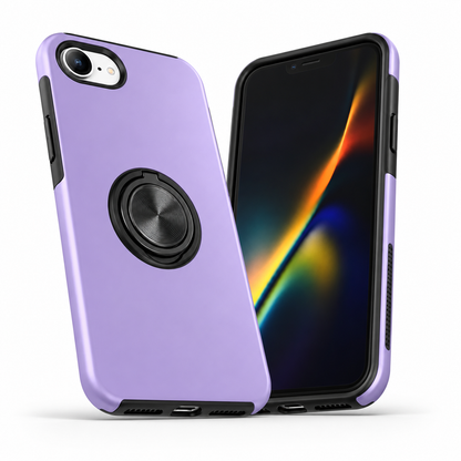 Black iPhone 17e / 16e case with hidden stand – durable phone cases Canada