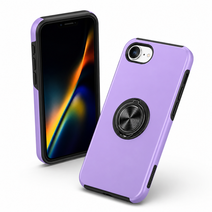 Slim black swirl case with invisible ring grip – mobile accessories Canada
