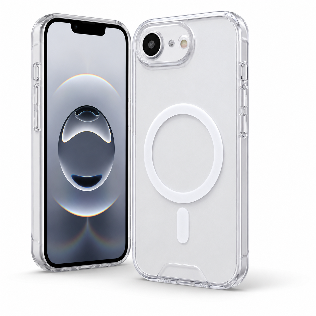 Clear shockproof MagSafe phone cover for Apple iPhone 17e