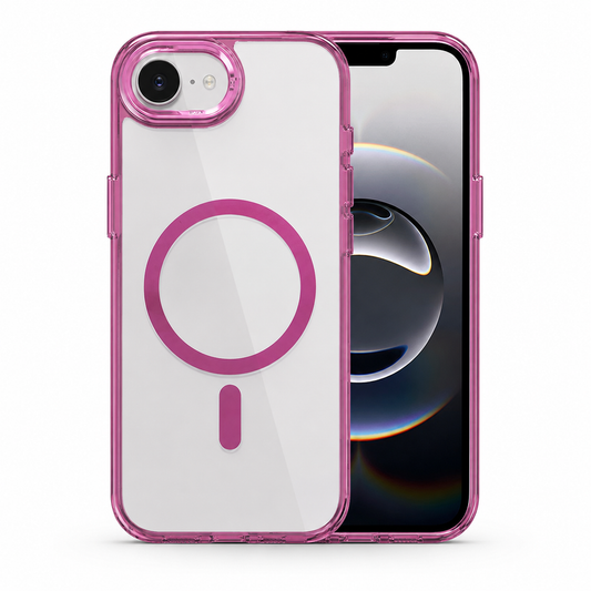 Wine MagSafe matte ultra hybrid case for Apple iPhone 17e and 16e