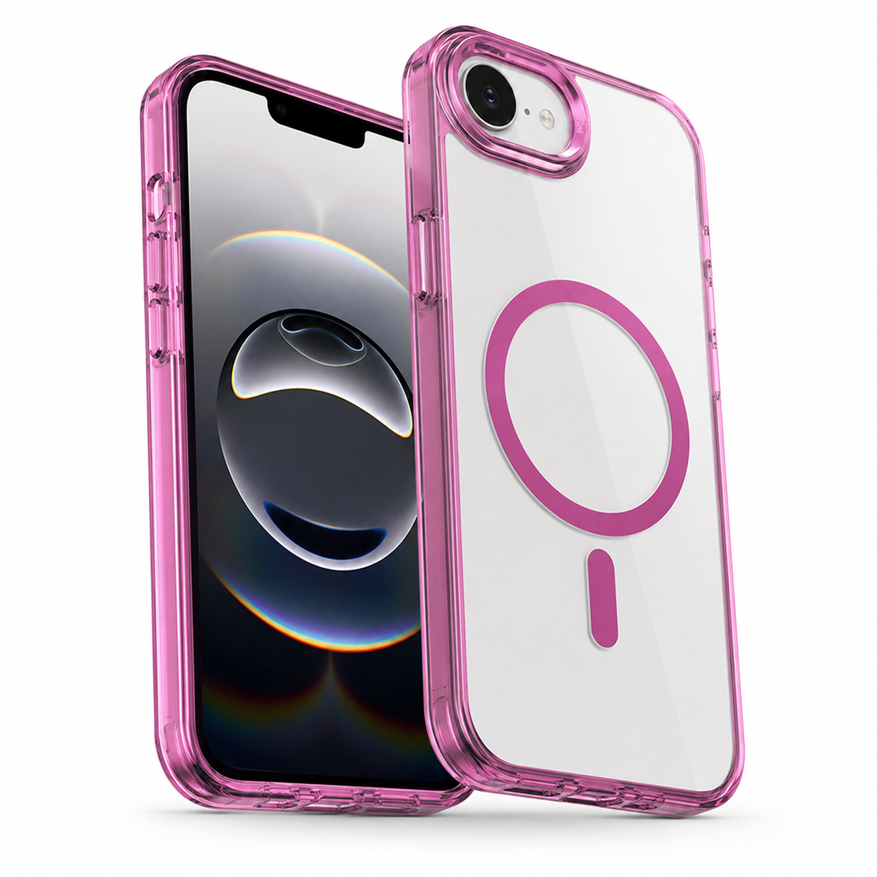 Wine slim MagSafe hybrid phone cover for Apple iPhone 17e