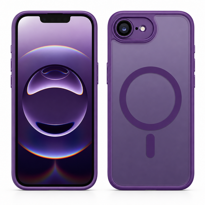 Deep Purple Matt Rubberized MagSafe Case for Apple iPhone 17e / 16e