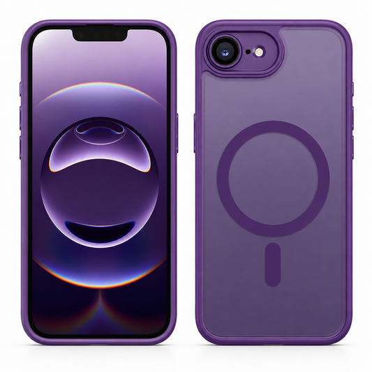 Deep Purple Matt Rubberized MagSafe Case for Apple iPhone 17e / 16e