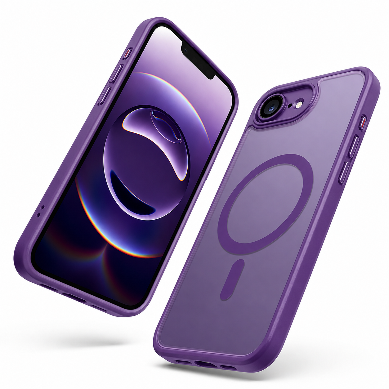 Rubberized purple MagSafe case – iPhone case online Canada
