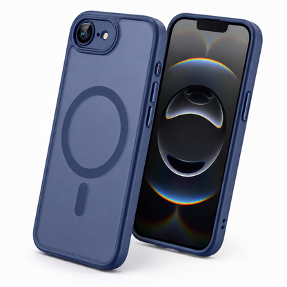 Protective blue iPhone 17e / 16e phone cover