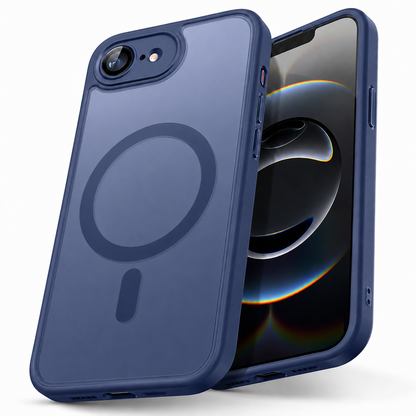Blue rubberized iPhone cover – where to buy phone cases online Canada