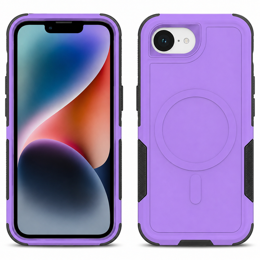 Deep purple MagSafe iPhone 17e / 16e phone cover